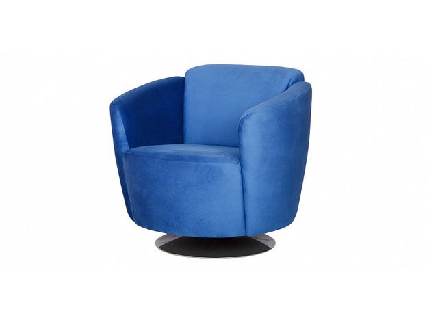 Кресло поворотное Тулип цвет синий  (код 179034)