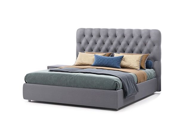 Кровать с подъемным механизмом Торре-Мелисса цвет серый  (код 420853)