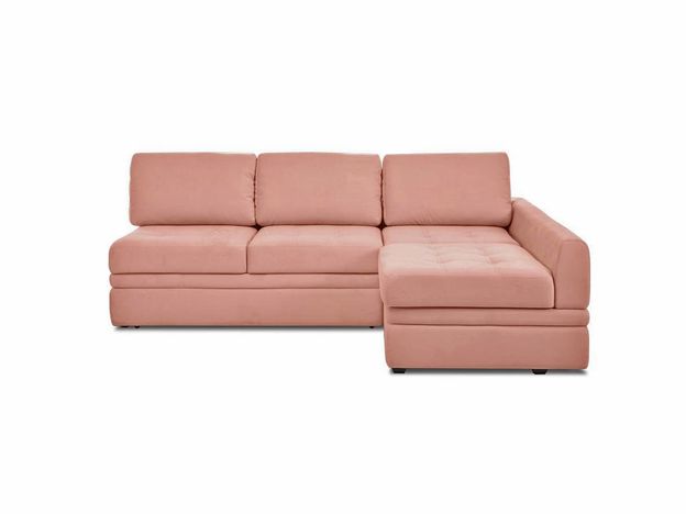 Угловой диван Бруно цвет красный,розовый  (код 149078)