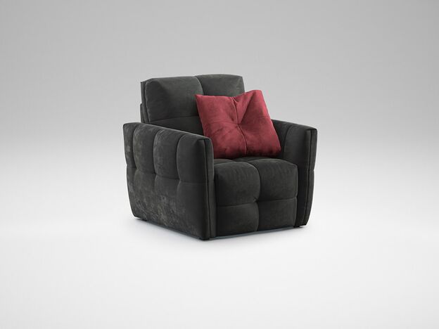 Кресло MOON 160 цвет черный,серый