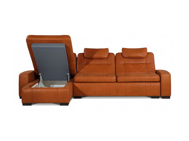 Угловой диван Лангрей цвет коричневый (фото 14900)