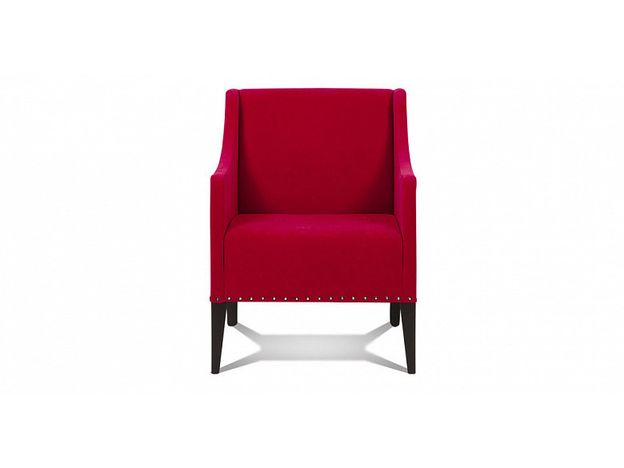 Кресло Лайоль с низкой спинкой цвет красный (фото 30593)