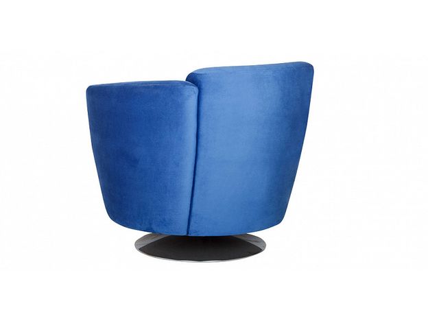 Кресло поворотное Тулип цвет синий (фото 30543)