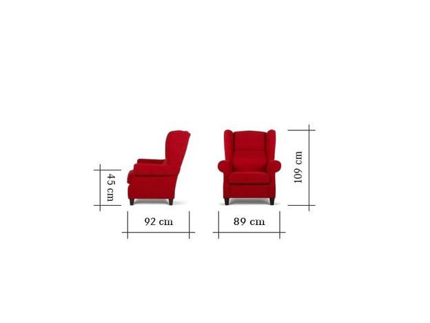 Кресло Линквуд цвет красный (фото 29996)