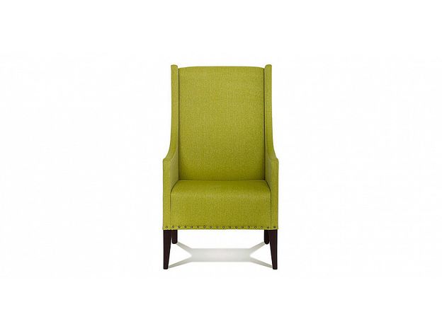 Кресло Лайоль с высокой спинкой цвет зеленый (фото 30684)