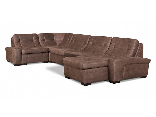 Угловой диван Лангрей цвет коричневый (фото 24788)