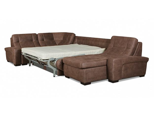 Угловой диван Лангрей цвет коричневый (фото 24791)