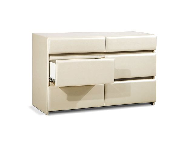 Комод Марлен цвет белый,бежевый (фото 55211)