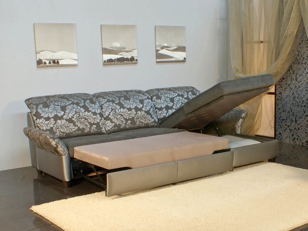 Угловой диван Селин цвет серый (фото 64061)