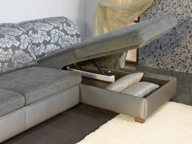 Угловой диван Селин цвет серый (фото 64063)