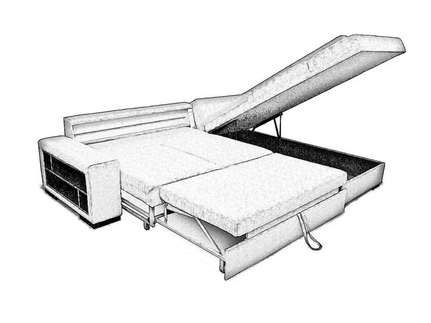 Угловой диван Энджой цвет зеленый (фото 62798)