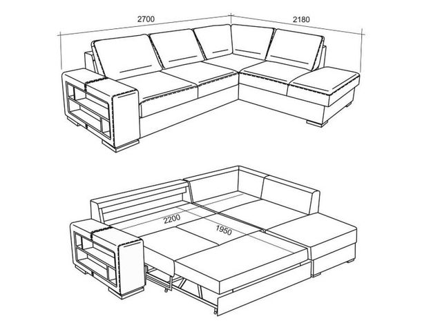 Угловой диван Энджой цвет зеленый (фото 62800)