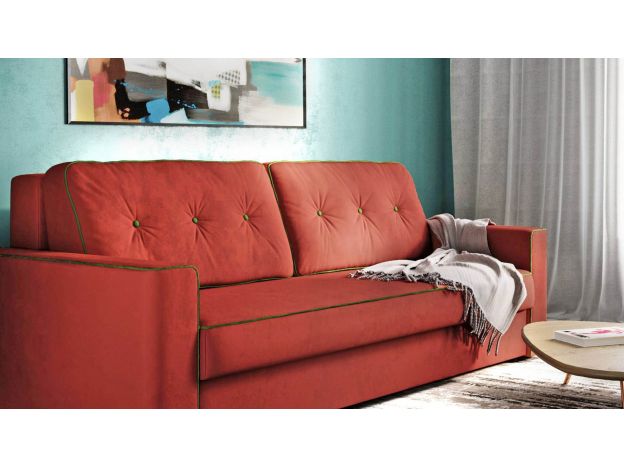 Диван Моди 122 цвет красный (фото 151041)