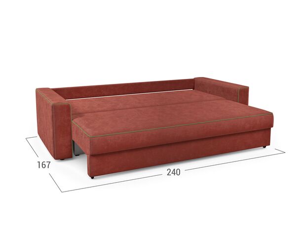 Диван Моди 122 цвет красный (фото 151032)