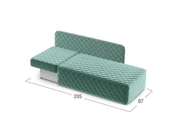 Диван кушетка Марсель 087 цвет зеленый (фото 151548)