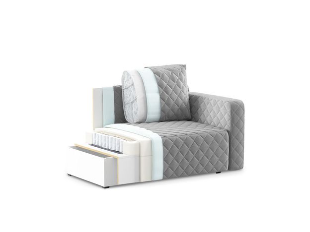 Диван кушетка Марсель 087 цвет бежевый,коричневый (фото 151565)