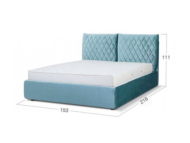 Кровать с подъемным механизмом Амели цвет бирюза (фото 31123)