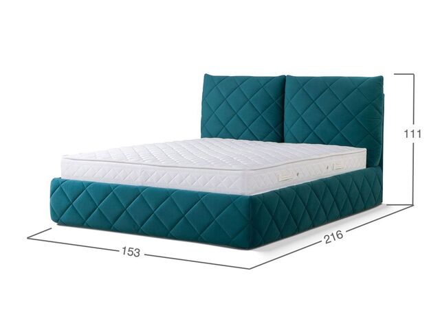 Кровать с подъемным механизмом Амели цвет зеленый (фото 32009)