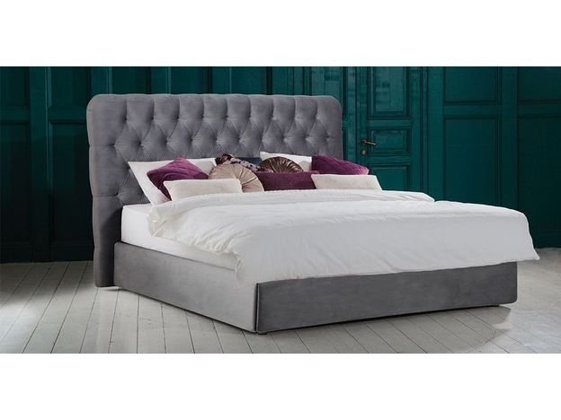 Кровать с подъемным механизмом Торре-Мелисса цвет серый (фото 50698) Кровать с подъемным механизмом Торре-Мелисса цвет серый (фото 50698)