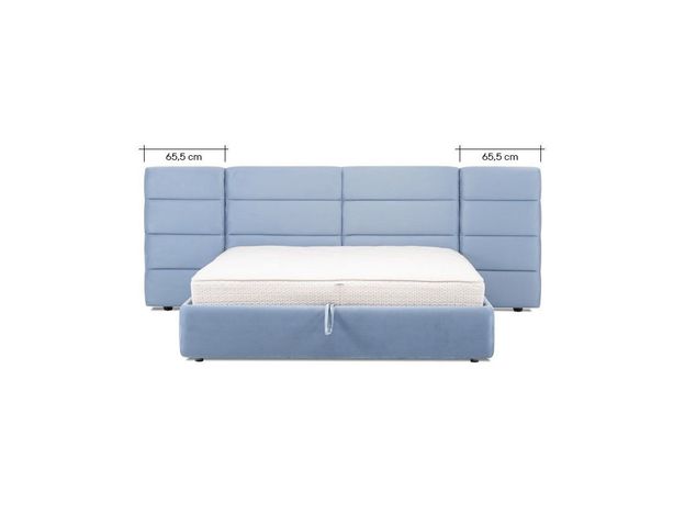 Кровать с подъемным механизмом Патриция MAX цвет синий,голубой (фото 133334) Кровать с подъемным механизмом Патриция MAX цвет синий,голубой (фото 133334)