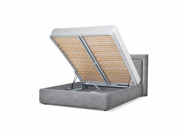 Кровать с подъемным механизмом Антика Diamond цвет серый (фото 132961)