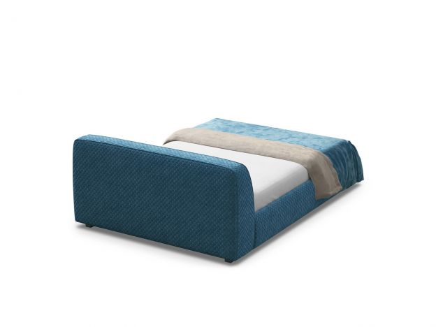 Кровать с подъёмным механизмом MOON 1008 цвет синий (фото 155013)