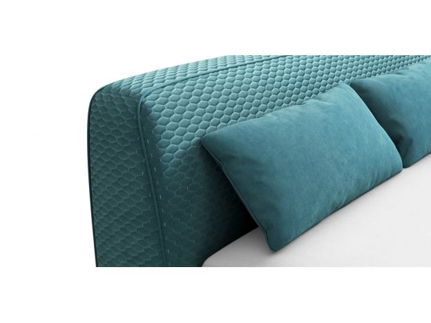 Кровать с подъёмным механизмом MOON 1008 цвет зеленый (фото 146009)