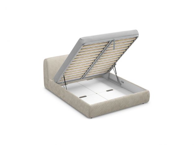 Кровать с подъёмным механизмом MOON 1008 цвет бежевый (фото 155024) Кровать с подъёмным механизмом MOON 1008 цвет бежевый (фото 155024)