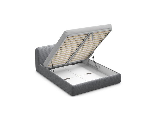 Кровать с подъёмным механизмом MOON 1008 цвет серый (фото 155066) Кровать с подъёмным механизмом MOON 1008 цвет серый (фото 155066)