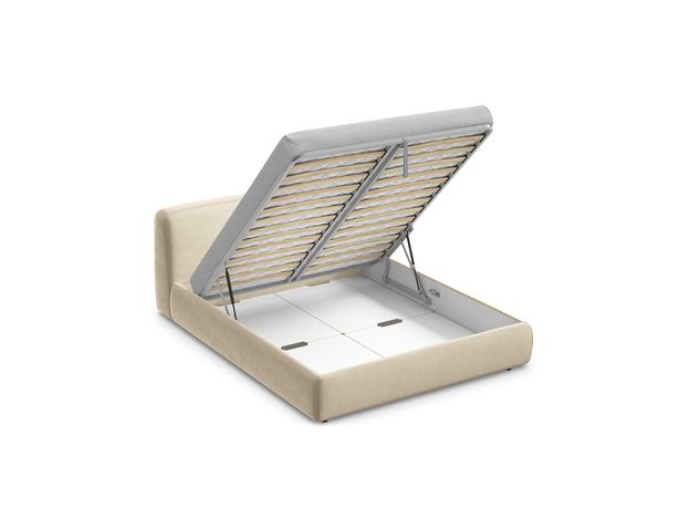 Кровать с подъёмным механизмом MOON 1008 цвет бежевый (фото 155110) Кровать с подъёмным механизмом MOON 1008 цвет бежевый (фото 155110)