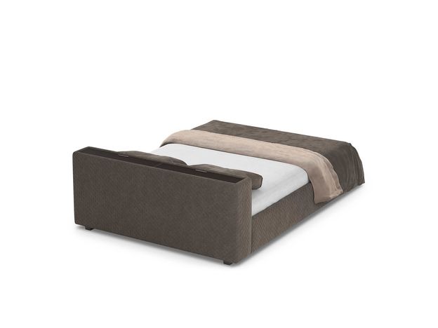 Кровать с подъёмным механизмом MOON 1007 цвет коричневый (фото 155601)