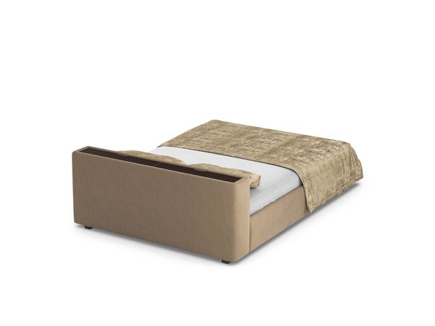 Кровать с подъёмным механизмом MOON 1007 цвет коричневый (фото 155398)