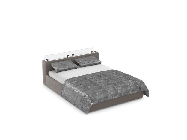 Кровать с подъёмным механизмом MOON 1007 цвет серый (фото 155504)