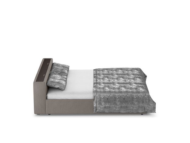 Кровать с подъёмным механизмом MOON 1007 цвет серый (фото 155506)