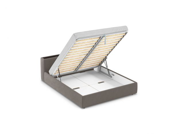 Кровать с подъёмным механизмом MOON 1007 цвет серый (фото 155499) Кровать с подъёмным механизмом MOON 1007 цвет серый (фото 155499)