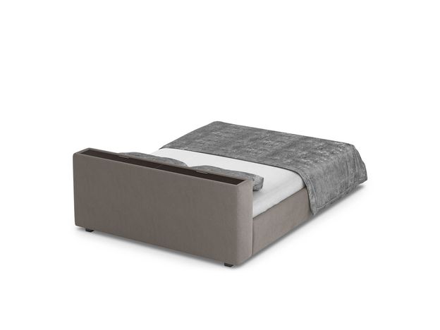 Кровать с подъёмным механизмом MOON 1007 цвет серый (фото 155500)