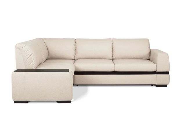 Угловой диван Миста цвет белый,бежевый  (код 427465)