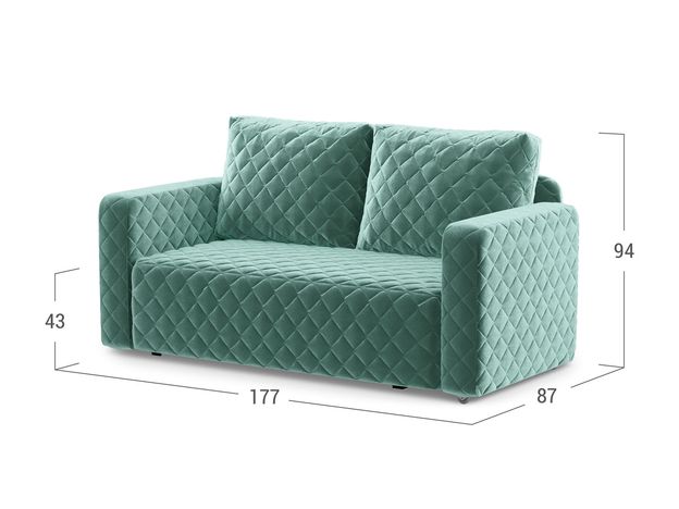 Диван кушетка Марсель 087 цвет зеленый (фото 158525) Диван кушетка Марсель 087 цвет зеленый (фото 158525)