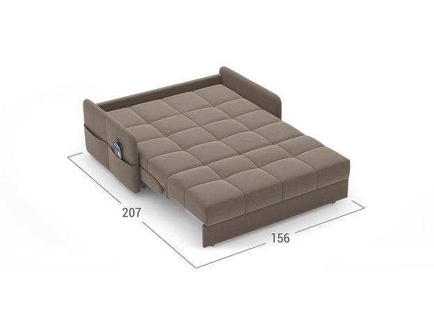 Диван MOON 120 цвет коричневый (фото 147262) Диван MOON 120 цвет коричневый (фото 147262)
