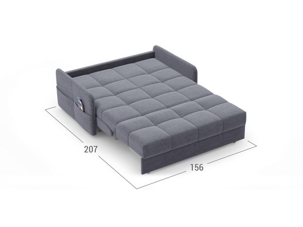 Диван MOON 120 цвет серый (фото 147676)