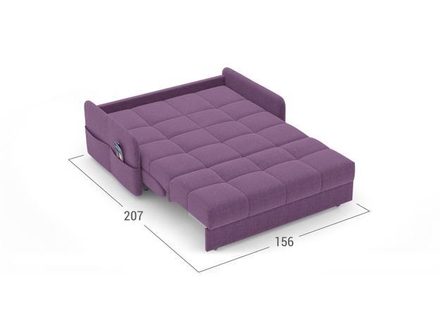 Диван MOON 120 цвет фиолетовый (фото 148011)