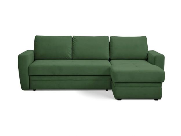 Угловой диван Лакки цвет зеленый