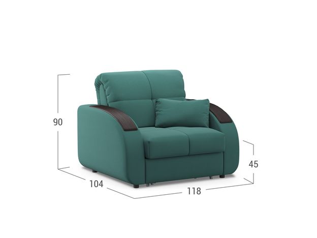 Кресло-кровать Рио 109 цвет зеленый (фото 152260)