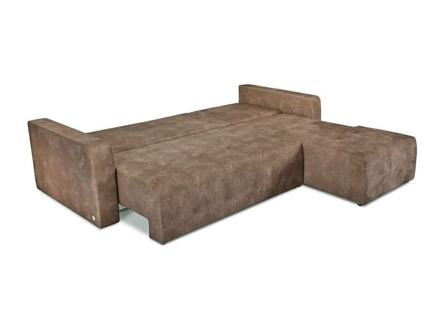 Угловой диван Хэнк цвет коричневый (фото 156062)