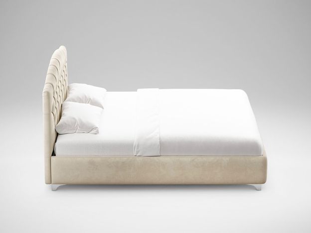 Кровать с подъемным механизмом MOON 1157 цвет бежевый,голубой (фото 166549)