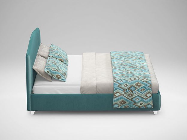 Кровать с подъемным механизмом MOON 1158 цвет зеленый (фото 167508)