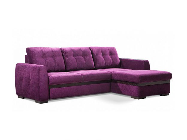 Угловой диван Айдер цвет фиолетовый (фото 13459)