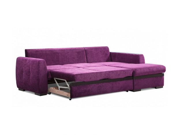 Угловой диван Айдер цвет фиолетовый (фото 13464)