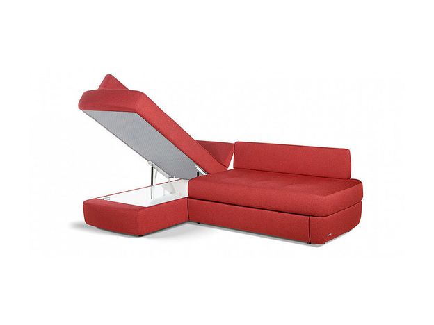 Угловой диван Арно цвет красный (фото 12587)