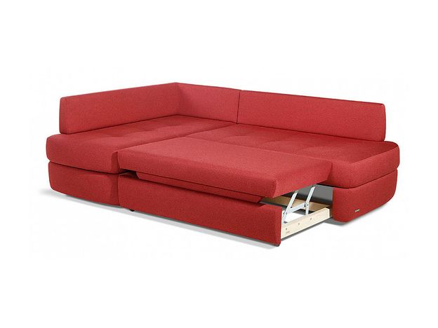 Угловой диван Арно цвет красный (фото 12588)